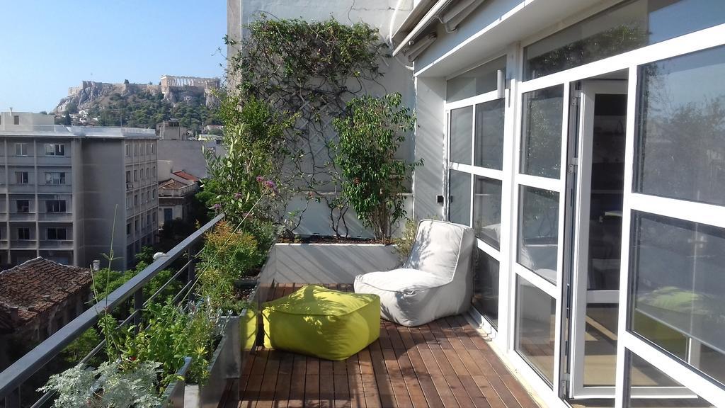 Hidesign Athens Art Loft Penthouse Acropolis View Apartman Kültér fotó