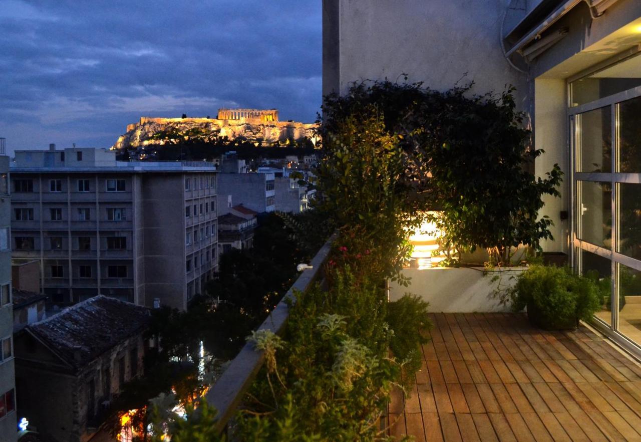 Hidesign Athens Art Loft Penthouse Acropolis View Apartman Kültér fotó